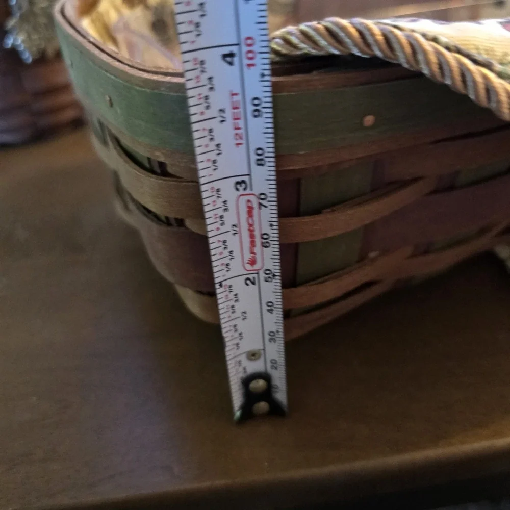 Longaberger 2008 Harvest Weave Bread Basket Combo Autumn Path  FALL